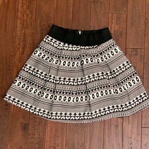 Francescas Mi Ami black and white skirt